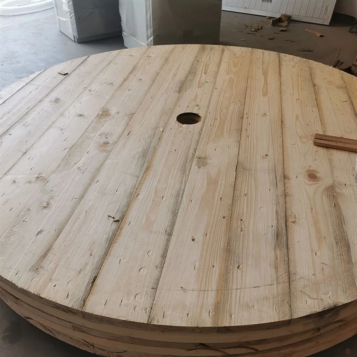 Reusable Wooden Cable Drum factory