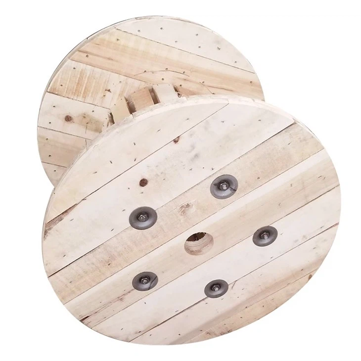 Empty Wooden Cable Reel (5)